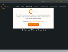 Tablet Screenshot of optovue.com